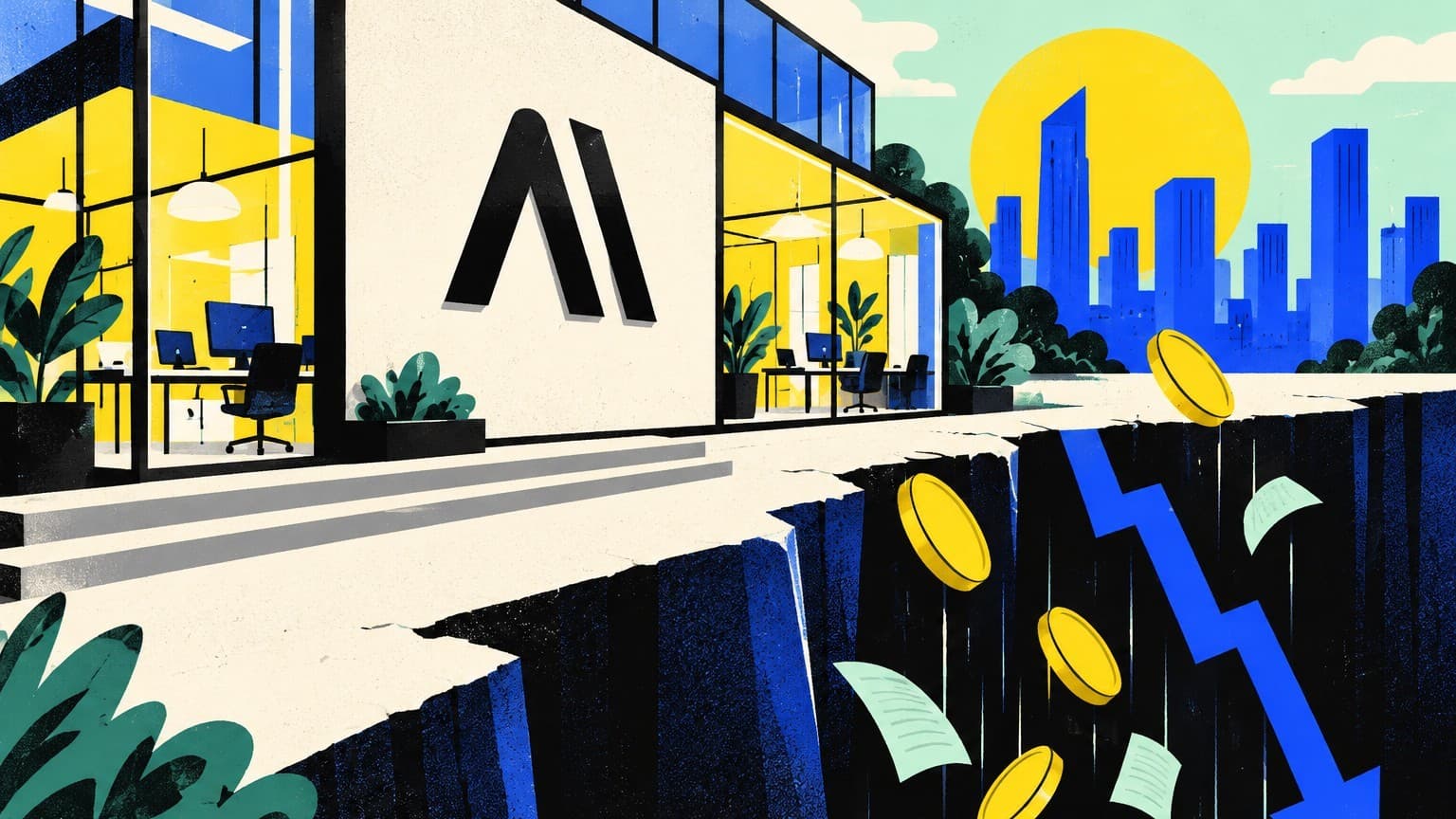 Illustration: Anthropic office sign